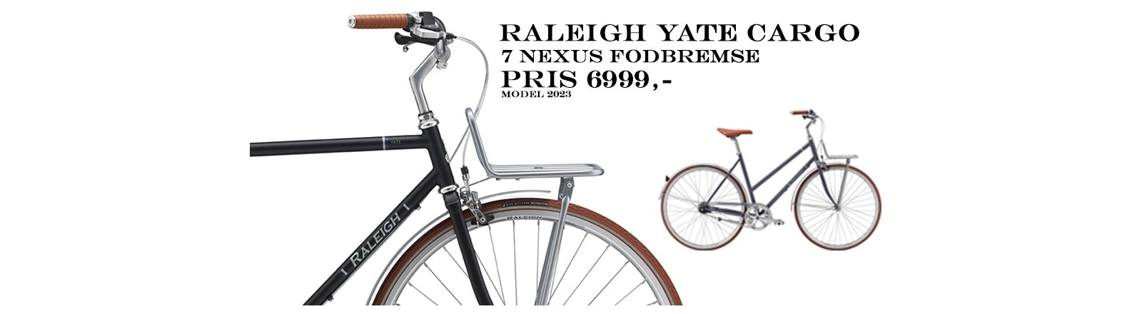 udvalg af cykler - Butik midt i Århus, vi sender til hele