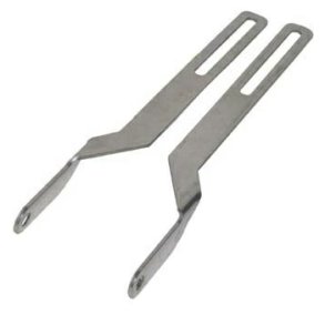 Pletscher beslag rustfri st�l 205 mm