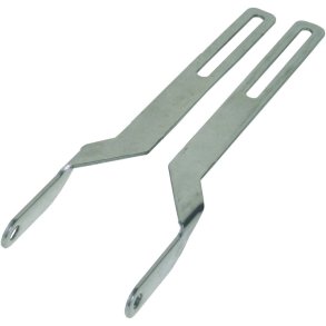 Pletscherbeslag rustfri st�l 235 mm