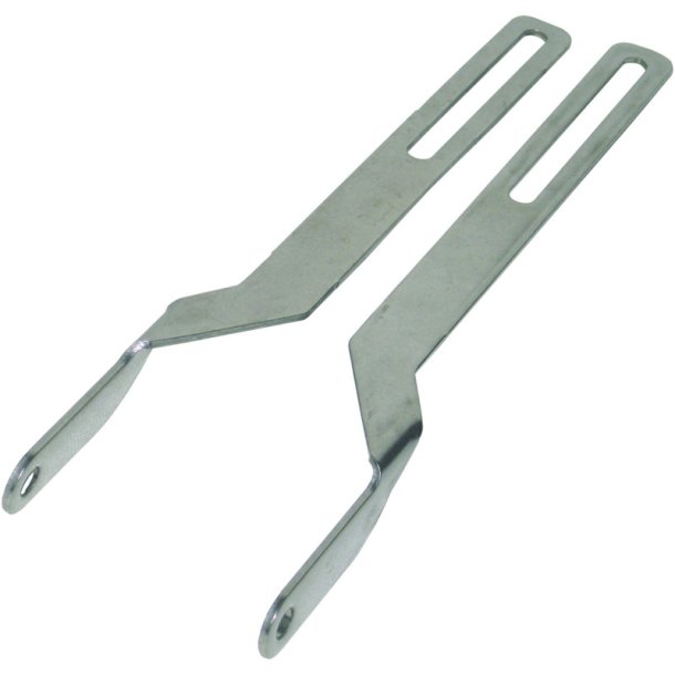 Pletscherbeslag rustfri st�l 235 mm