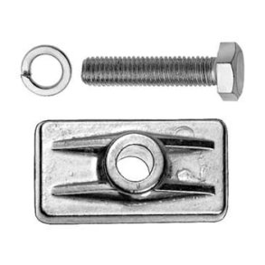 POINT Alu Monteringsplade og bolt M10