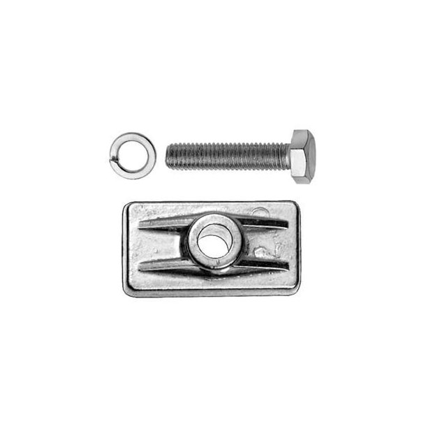 POINT Alu Monteringsplade og bolt M10
