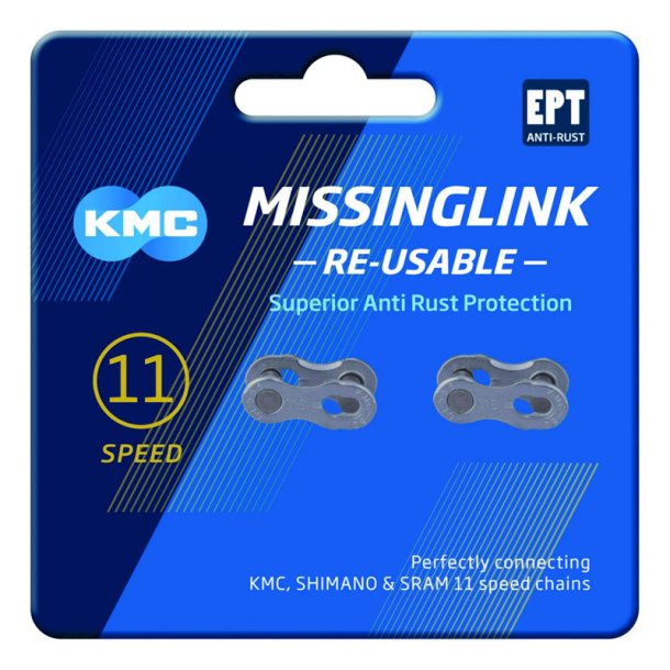 KMC MissingLink 11 - Shimano,SRAM og KMC -slv