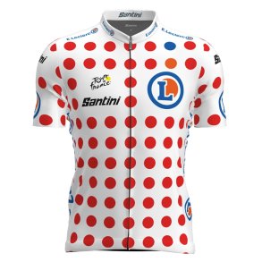 SANTINI REPLICA POLKA DOT TDF KOM SS JERSEY PRIK