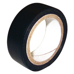 Isolerb�nd sort  - 15 mm/10 stk