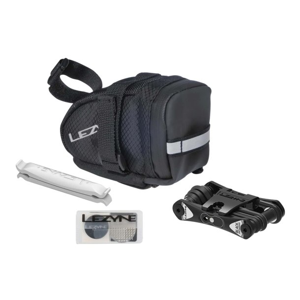 Lezyne M-Caddy sadeltaske m. vrktj 140x110x65mm