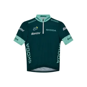 Santini Tour de France kort�rmet Gr�n cykeltr�je b�rn